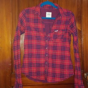 Red & black plaid flannel